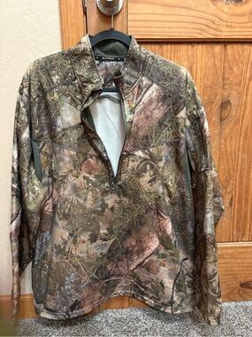 Kings camo shadow mountain 1/4 zip lightweight performance pullover